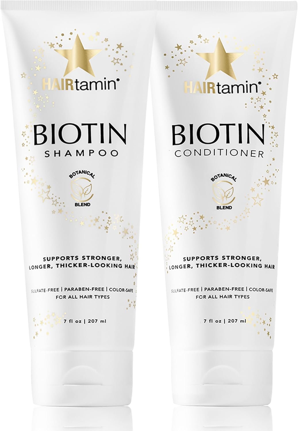 ست شامپو و نرم‌کننده هیرتامین حاوی بیوتین | HAIRTAMIN Biotin Shampoo + Conditioner