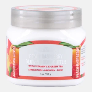 کره بدن براق‌کننده هلو و تمشک اسپاتی‌کری | The Spathecary Peach Raspberry Glowing Body Butter – وزن ۱۴۷ گرم