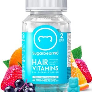 مکمل گیاهی وگان شوگر بر پرو مخصوص رشد مو Sugarbear Pro Hair Vegan Vitamin