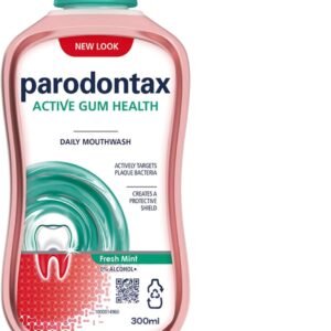 دهان‌شویه پارودونتکس مدل Active Gum Health حجم ۳۰۰ میلی‌لیتر